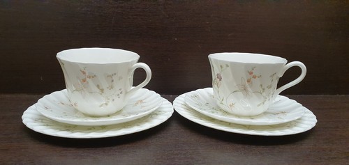 Wedgwood Campion Dinner plates Cups Saucers Salt Peppers - Picture 13 of 17