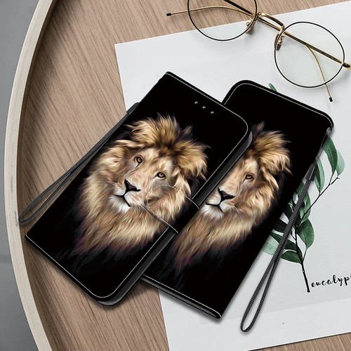 Luxury Flower Butterfly Bear Painted Flip Wallet Cover Case For 13 12 Pro Max - Picture 12 of 32