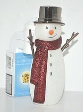 BATH & BODY WORKS WALLFLOWER PLUG IN UNIT NIGHTLIGHT HOLDER DIFFUSER SNOWMAN 