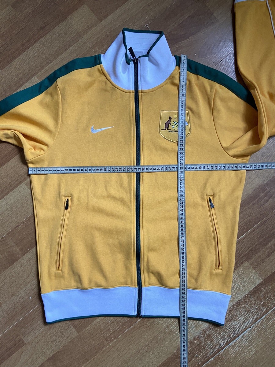 2012 2013 AUSTRALIA N98 AUTHENTIC FOOTBAL SOCCER TRACK JACKET NIKE