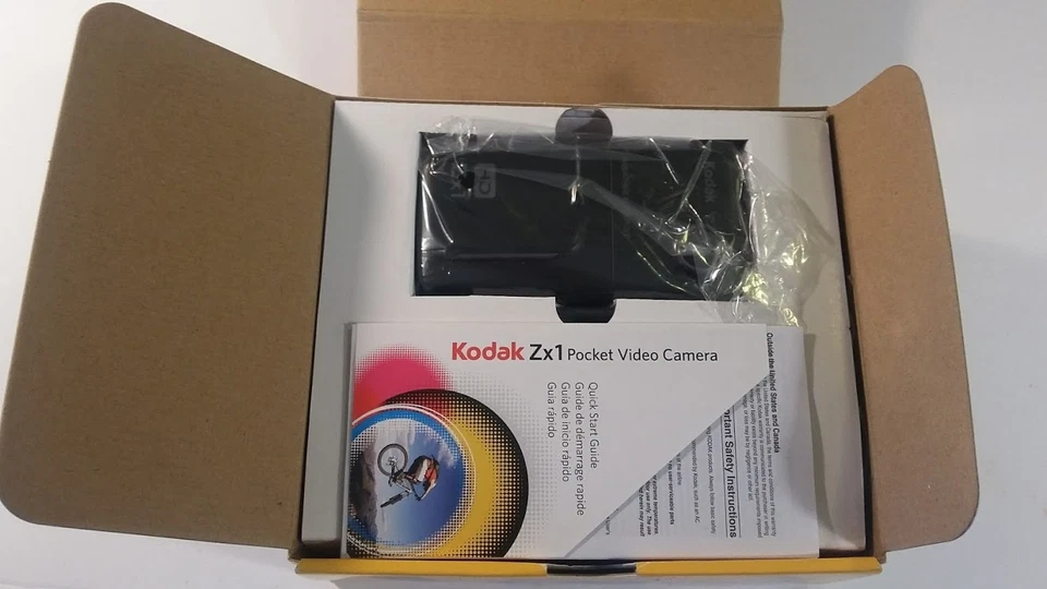 Kodak Zx1 Pocket Video Camera Black 720p HD Weather Resistant Easy Share YouTube - Image 4 of 4