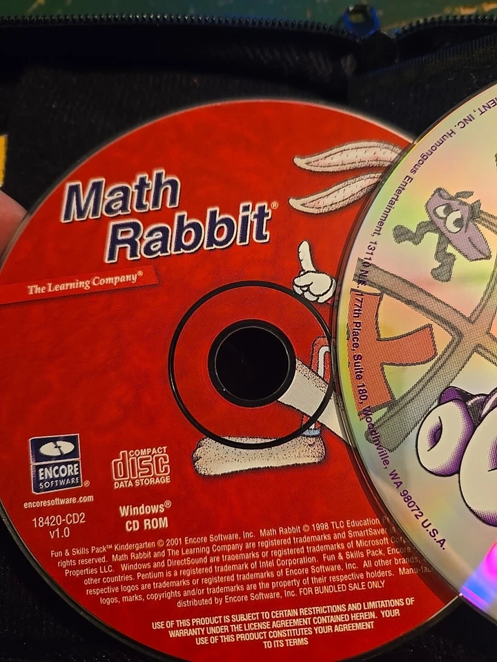 Lote de 12 CD-ROM de aprendizaje para niños de juegos de computadora de colección para PC Foto 3 de 4