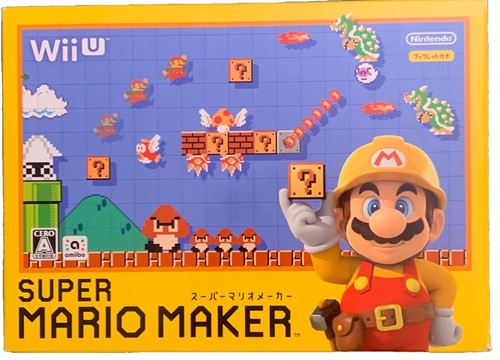 Nintendo Super Mario Maker Deluxe Edition Wii U 2015 with Book And