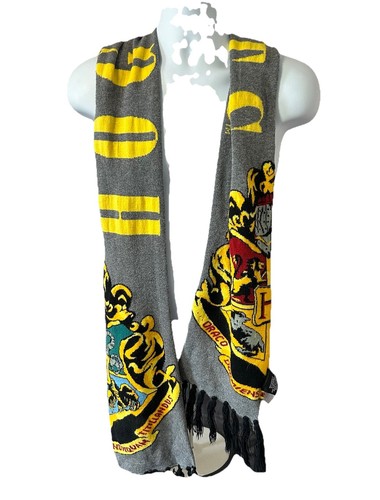 Harry Potter Hogwarts Crest Scarf Multicolor One Size 84x6.5 2018 - Picture 14 of 22