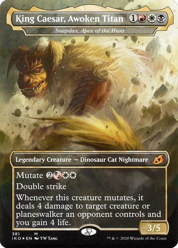 MTG King Caesar, Ancient Guardian *FOIL* Ikoria: Lair of Behemoths