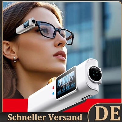 27K HD Brille Kamera WiFi Mini Digitalkamera 096 Zoll IPS Bildschirm Action Cam 