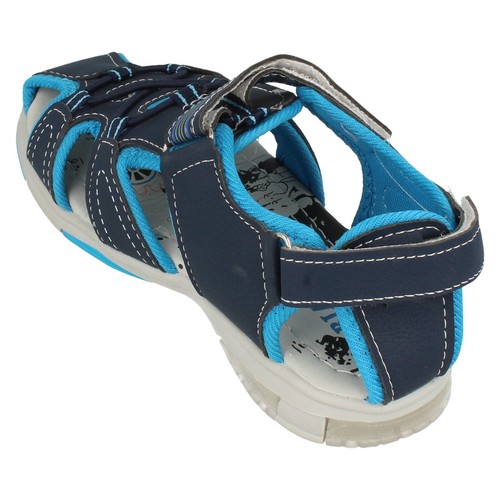 Boys Sports/Summer Sandals with Hook & Loop Fastening: 758-1 - Picture 4 of 25