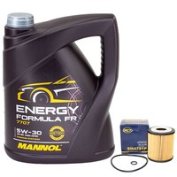 MotoröL Set 5W30 5 Liter + ÖLfilter SH 4791 P FüR Ford Mondeo III Stufenheck