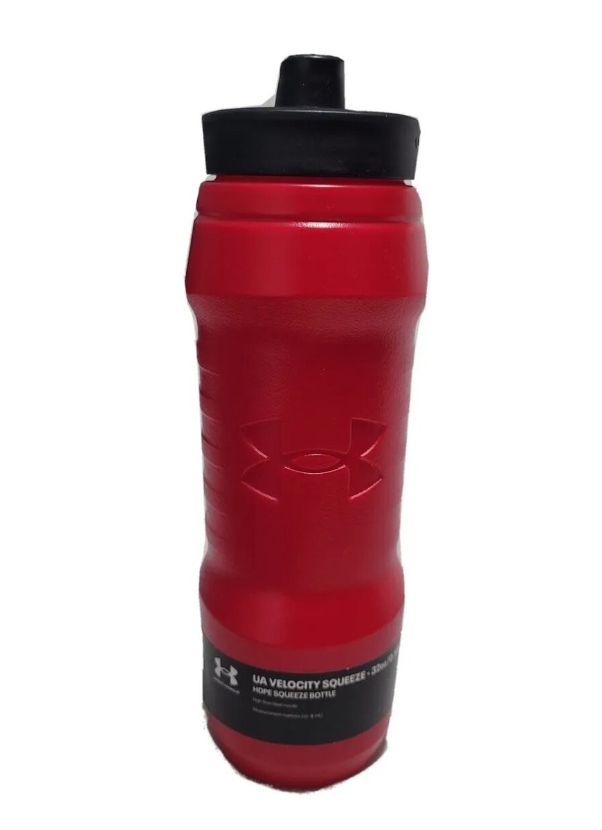 UNDER ARMOUR UNISEX VELOCITY SQUEEZE RED 32 OZ. WATER BOTTLE | eBay