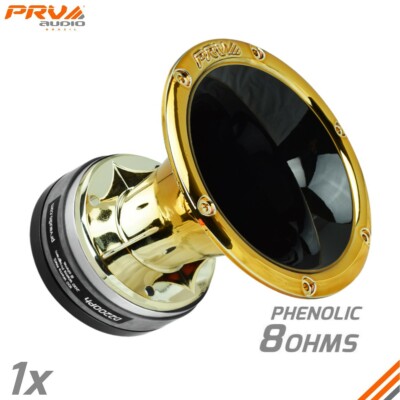 1x PRV D2200Ph Pro Audio Phenolic Compression Driver 200W + WGP14-50 Gold Blk CR