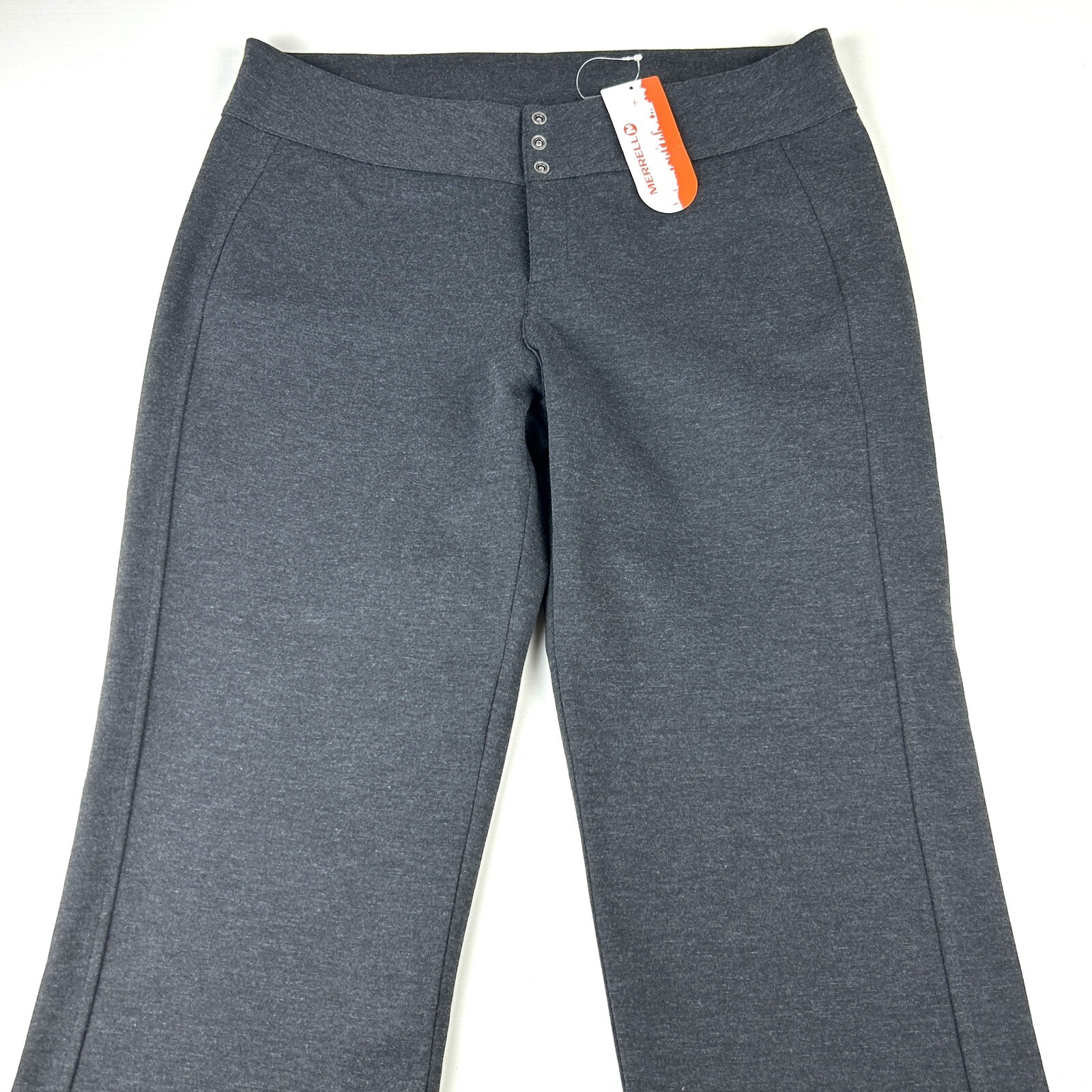 Pantaloni sportivi Merrell Indira gambe larghe nuovi con etichette grigio bruciato taglia large