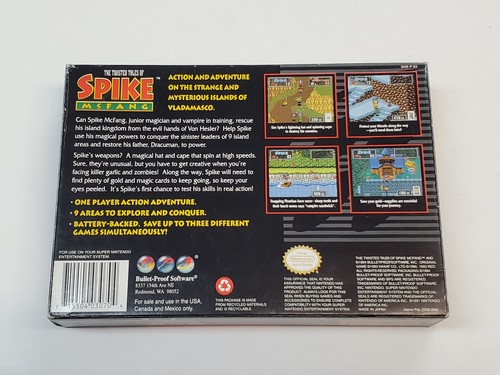 The Twisted Tales of Spike McFang Super Nintendo SNES Box & nur Handbuch * Heftklammern - Bild 22 von 22