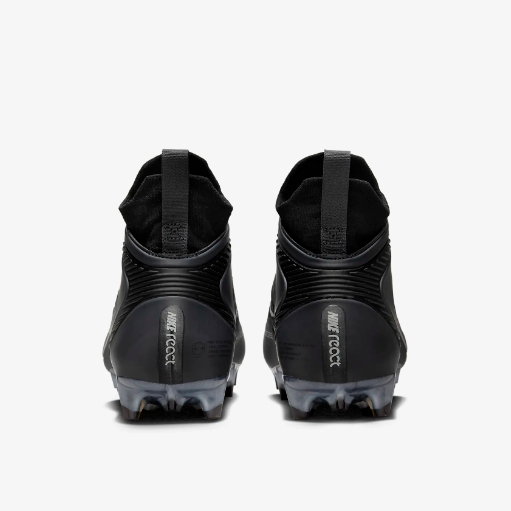 NIKE ALPHA HUARACHE 8 ELITE LACROSSE FOOTBALL BLACK/SILVER 