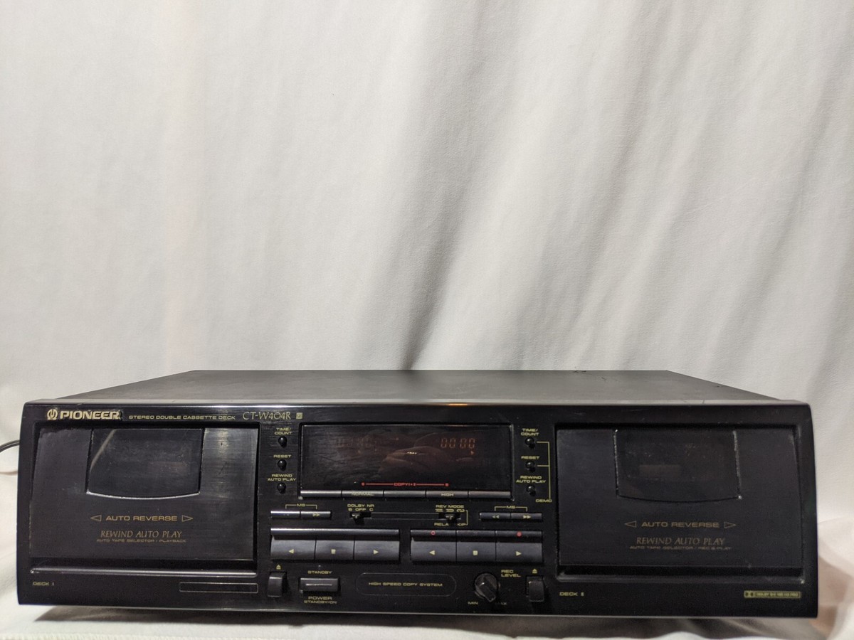 VTG Pioneer CT-W550R Stereo Double Cassette Deck Clean Working
