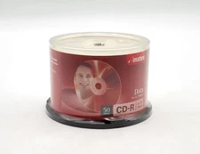 (50) Imation CD-R Discs 1x - 52x 700mb Music Photos Data Blank CD's New Sealed