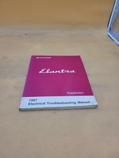 1997 HYUNDAI ELANTRA ELECTRICAL TROUBLESHOOTING GUIDE MANUAL SUPPLEMENT BOOK