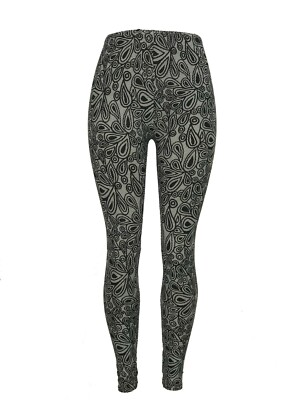Unreal Floral Pattern Snakeskin Look Black White Gray! One Size So Soft OS