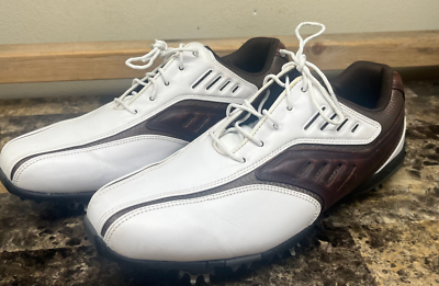Footjoy FJ Street 56460 Men's Spike Golf Shoes Size 9.5 White