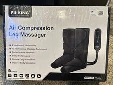 FIT KING Air Compression Leg Massager for Circulation and Muscle Aches -  NEW