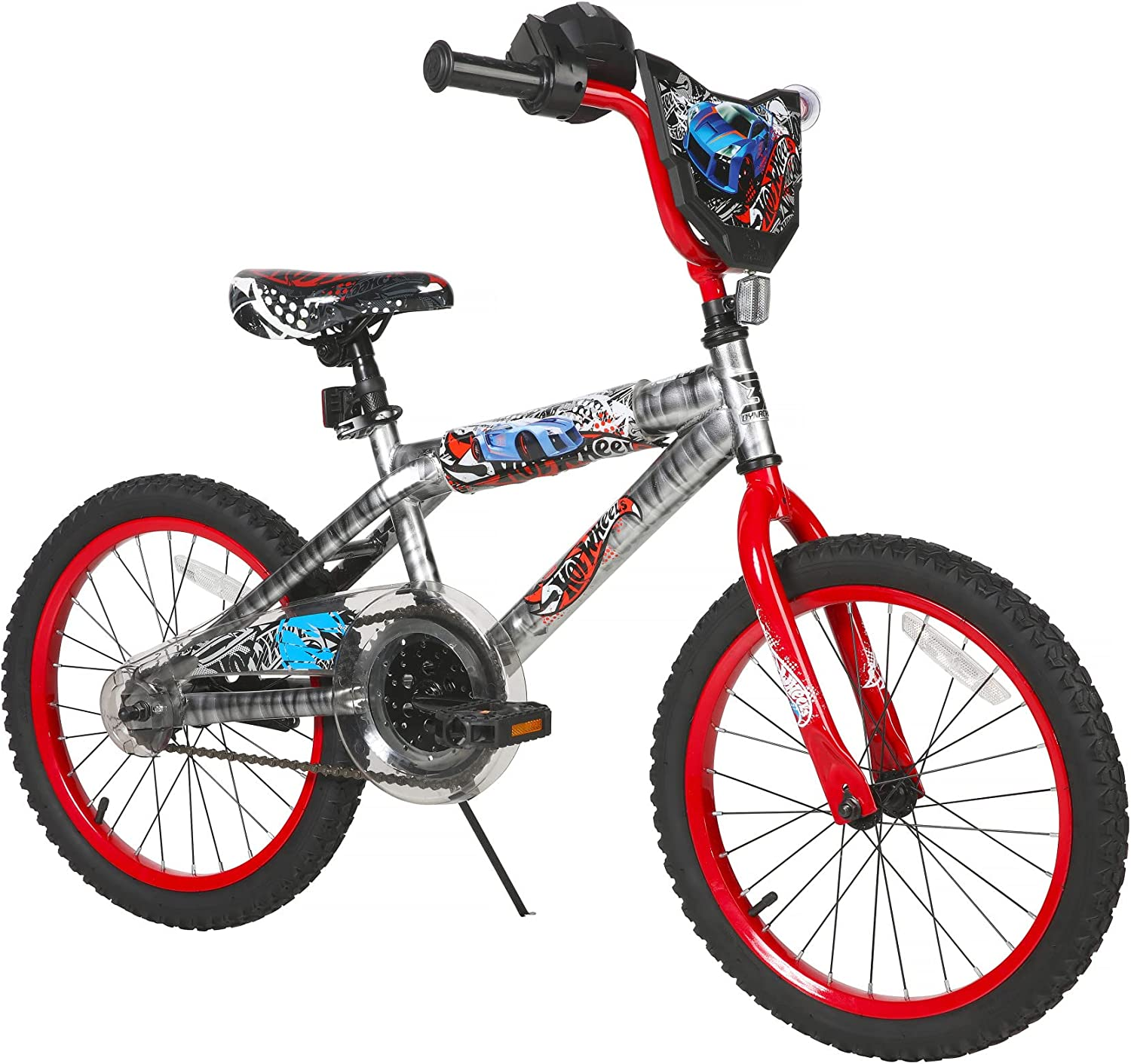 Dynacraft Hot Wheels Bike Boys 18 Inch with Kickstand eBay