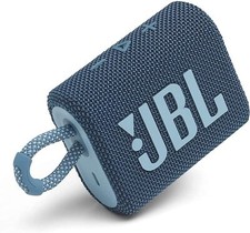 JBL Go 3 Portable Waterproof Wireless Dustproof Outdoor Bluetooth Speaker, Blue