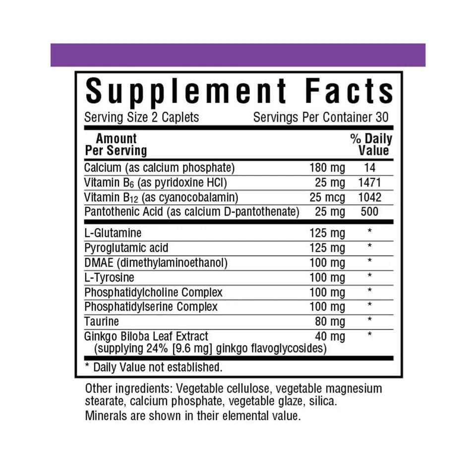 Bluebonnet Power Thought 60 Caplets, Brain Health - Image 4 of 4