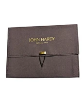 John Hardy Jewelry Medium Dust Storage Bag Pouch 7"x5" Free Shipping