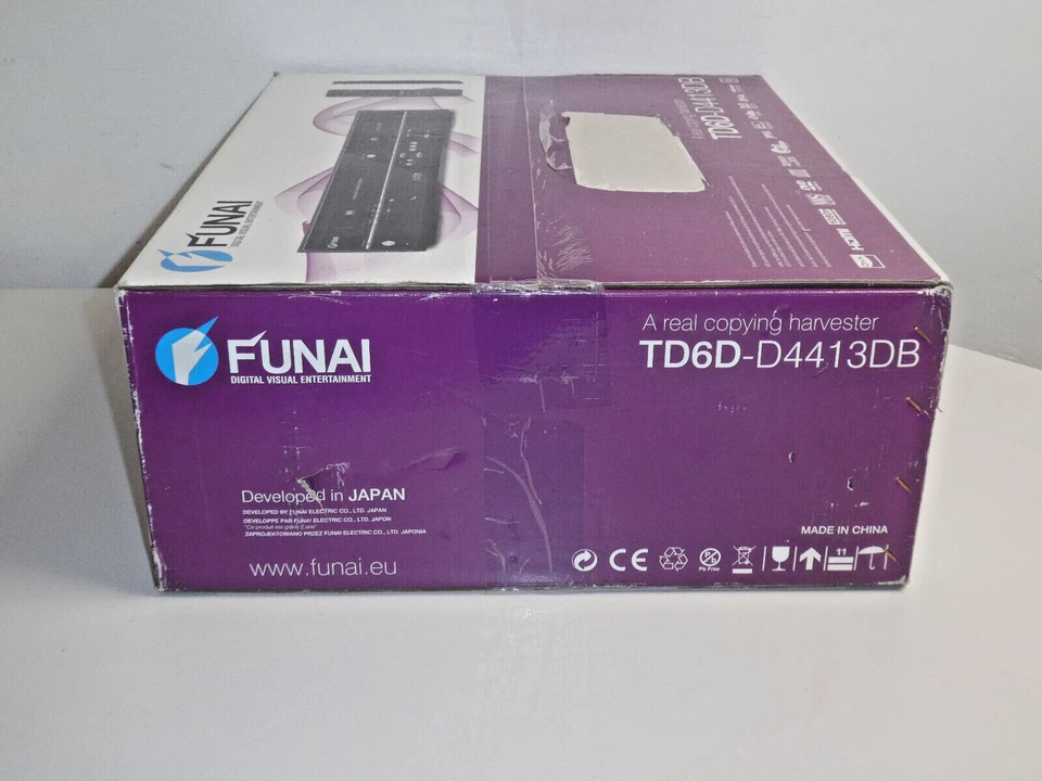 Funai TD6D-D4413DB DVD- / VHS- / HDD-Recorder, 320GB, OVP&NEU, 2 Jahre Garantie - Bild 2 von 4