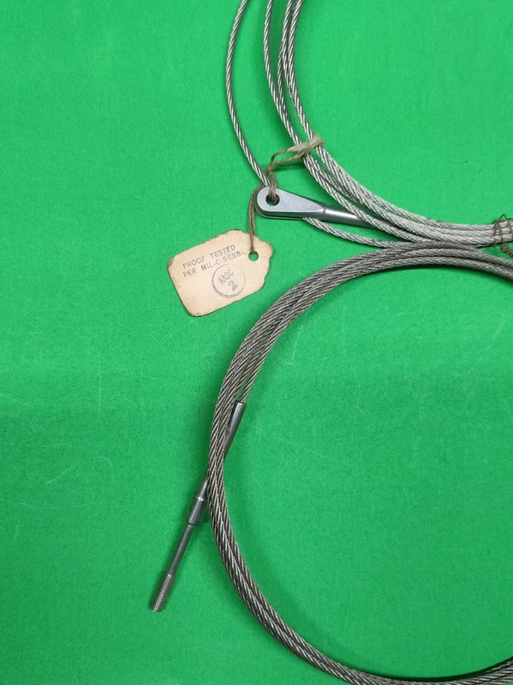 Conjunto de cables NAS303-R27-0896 Beechcraft Aviación, Lote de 2 Foto 4 de 4