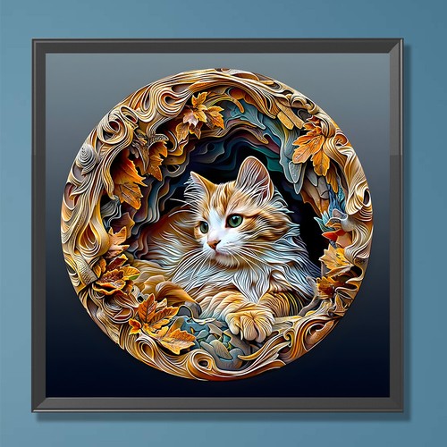 5D DIY Full Round Drill Diamond Painting Elk Animal Kit Home Decor Art Craft DIY - Picture 112 of 204