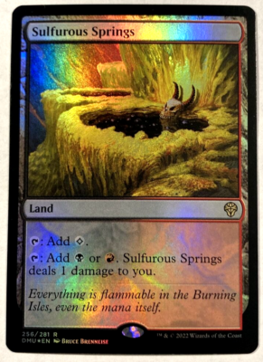 MTG Sulfurous Springs *FOIL* Dominaria United 256/281 NM | eBay