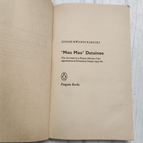 'Mau Mau' Detainee Kariuki Kenya Penguin African Library PB 1964 Colonialism - Imagen 6 de 9
