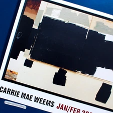 CARRIE MAE WEEMS ORIGINAL ART EXHIBITION POSTER