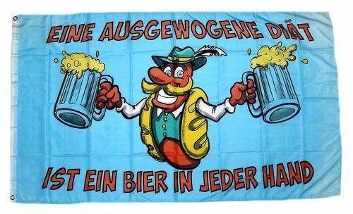 Fahne Pirat Mit Bier Flagge Piraten Hissflagge 90x150cm - Foto 2