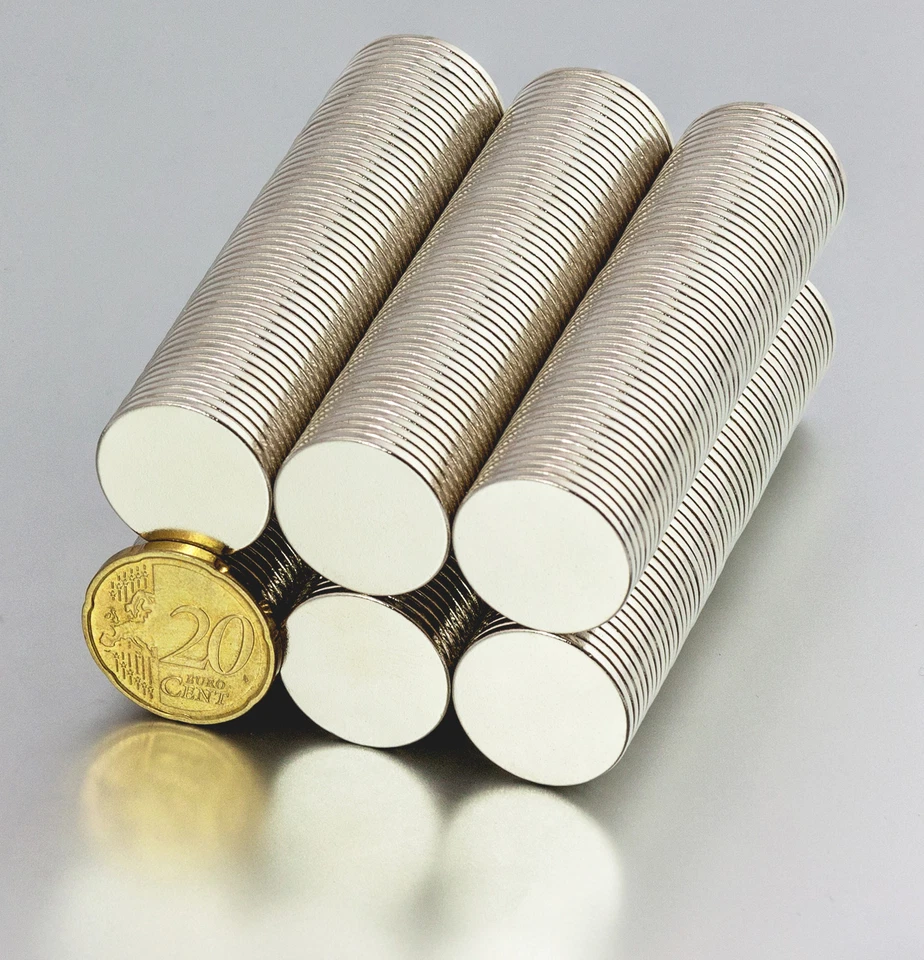 Neodym Magnete Ø 20 x 1,5 mm 5 10 oder 20 Stück wählbar Magnet NdFeB N38