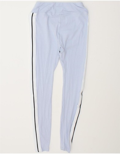 ELLESSE Womens Leggings UK 10 Small Blue Cotton CD18 - Picture 2 of 3