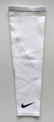 white nike forearm sleeve