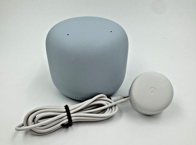 Google Nest Wifi Point H2E 2nd Gen Mesh Blue Mist OEM PSU Tested Reset