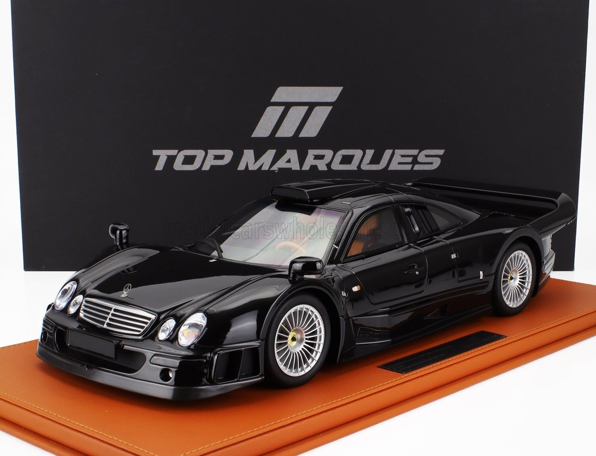 Mercedes-Benz CLK GTR 1/12スケール Mercedes Benz CLK GTR AMG Coupe Black in 1:12 scale by Top