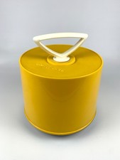 Vintage Disk-GO-Case 45 RPM Vinyl Record Holder Yellow 70s 80s MCM
