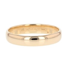 4mm Polished Classic Wedding Band Ring 14k Yellow Gold 3.58 Grams Size 10