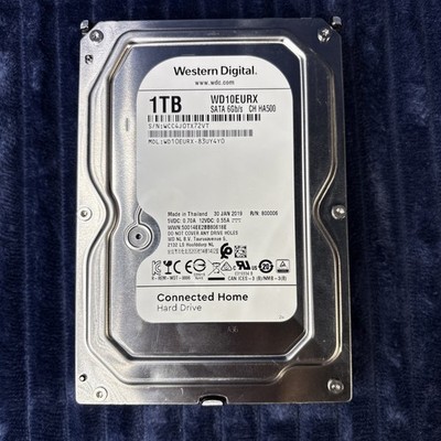 Western Digital WD WD10EURX 1 TB 3.5'' SATA II Hard Drive Used Open Box