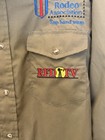 Roper Western Shirt Mens M Brown Rodeo Sponsor RAM NLBRA RFD-TV Snap Front — photo 7