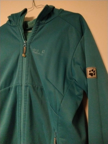 Top Softshelljacke JACK WOLFSKIN Outdoor Stormlock 38 40 42 L Türkis - Bild 10 von 19