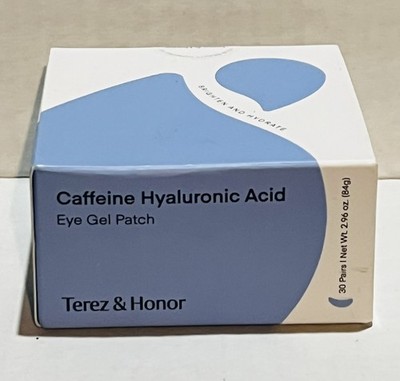 Terez And Honor Eye Gel Patches 30 Pairs Caffeine Hyaluronic Acid EXP 3/27 U36C