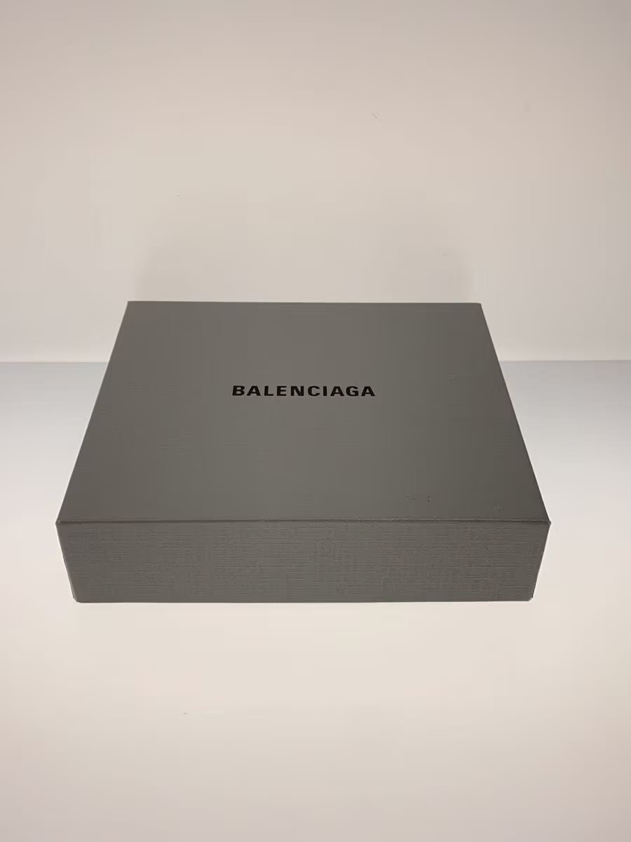 BALENCIAGA Card Case Leather Black Women's 715185 thumbnail 5