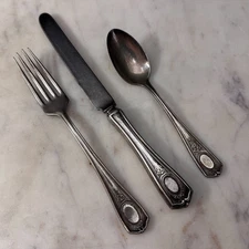 Oneida Community Silver Louis XVI c1911 Silverplate MISC Flatware 3pc