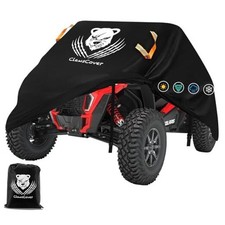 UTV Cover 2 Seater Waterproof Outdoor,Side by Side ATV 126"Lx70"Wx75"H