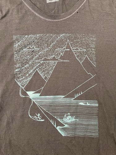 Smartwool Short Sleeve Womens XL Black Graphic T-Shirt Mountain Climbing Sports - Picture 3 of 22