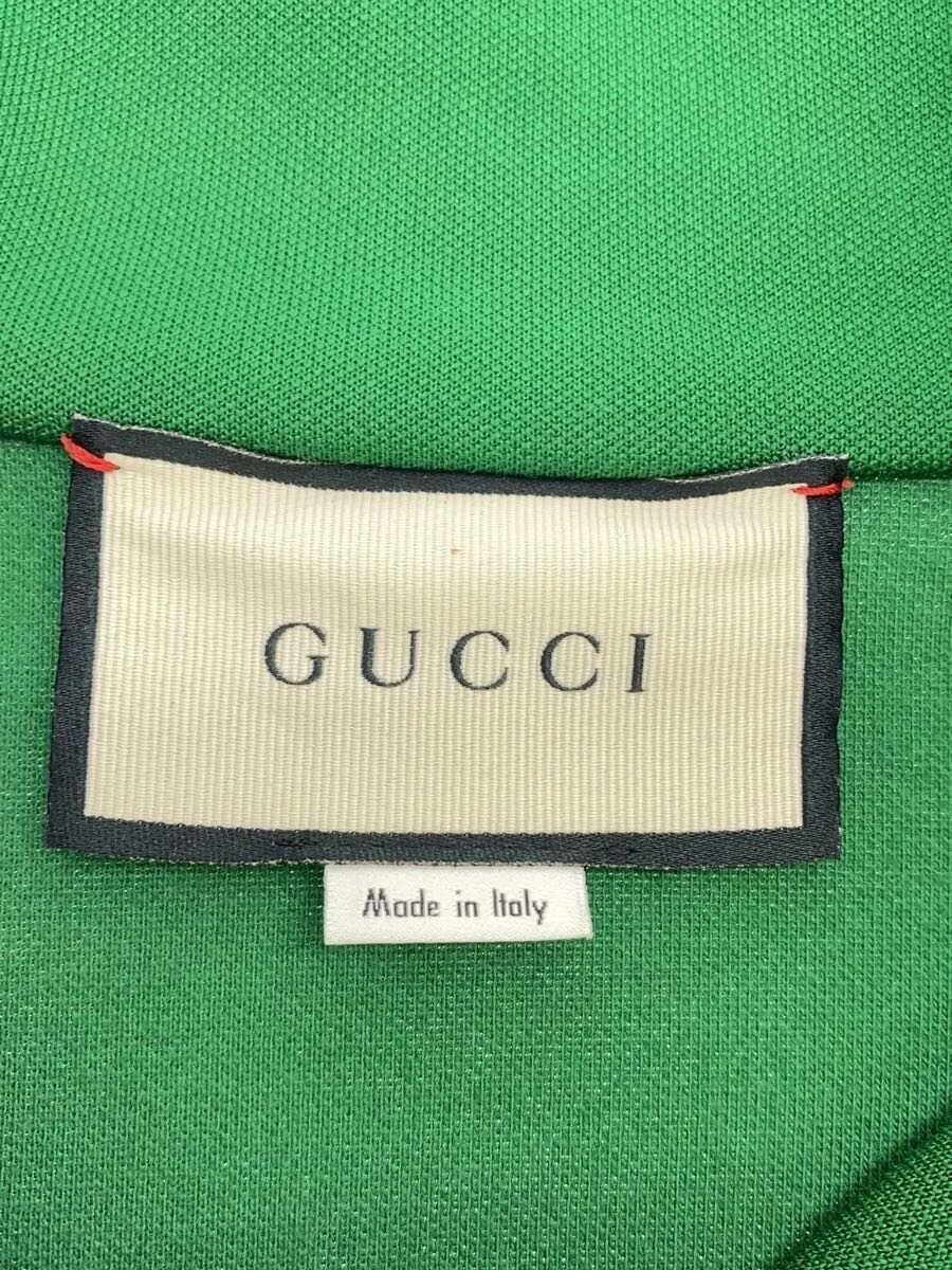 GUCCI altra giacca S poliestere verde modello totale usata